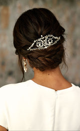peigne mariée mariage porcelaine lizeron