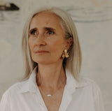 boucles d'oreilles orchidees dorées lizeron cérémonie mariage