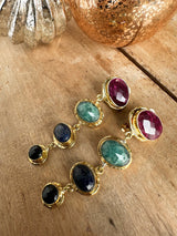 boucles d'oreilles invitées, colorées, pendientes, lizeron