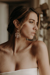 boucles d'oreilles en porcelaine nacrée tatiana lizeron