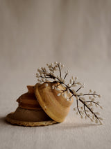 accessoire de cheveux de mariée en porcelaine daphné lizeron