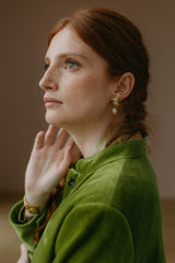 earrings bridal boucles d'oreilles perles d'eau douce mariage