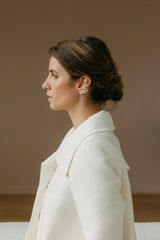 boucles d'oreilles manchette dorée statement lizeron mode