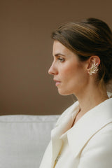 boucles d'oreilles lizeron manchette d'oreilles iris