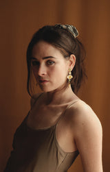 boucles d'oreilles invitées, boucles d' oreilles colorées, pendientes, bijoux créateur, lizeron, crédit photo Manon Le saos