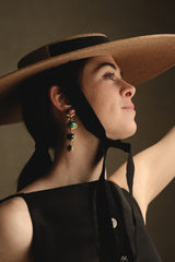 boucles d'oreilles invitées, colorées, pendientes, lizeron, crédit photo Manon Lesaos