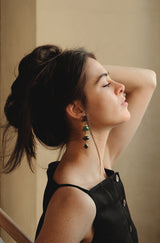 boucles d'oreilles invitées, colorées, pendientes, lizeron, crédit photo Manon Le saos