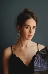 boucles d'oreilles invitées, colorées, pendientes, lizeron, crédit photo Manon Le saos