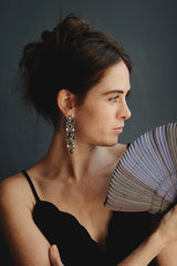 boucles d'oreilles invitées, colorées, pendientes, lizeron, crédit photo Manon Le saos