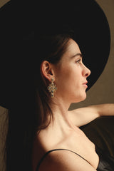 boucles d'oreilles invitées, boucles d' oreilles colorées, pendientes, bijoux créateur, lizeron, crédit photo Manon Le saos