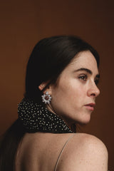 boucles d'oreilles invitées, boucles d' oreilles colorées, pendientes, bijoux créateur, lizeron, crédit photo Manon Le saos