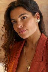 boucles d'oreilles feuillage jeanne lizeron