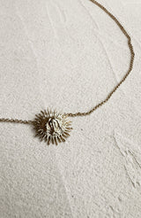 collier, collier soleil, breloques, collier chaine,  bijoux créateur, lizeron