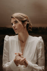 mini boucles d'oreilles dorées feuillage lizeron