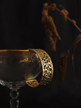 bracelet manchette doré