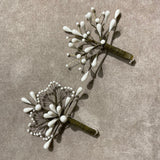 boutonnière homme marié mariage assortie