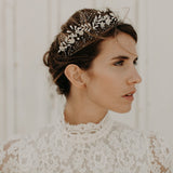 couronne de mariée en porcelaine