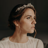 couronne de mariée en porcelaine