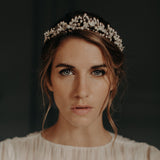 couronne de mariée en porcelaine mariage