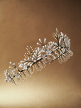 couronne de mariée en porcelaine