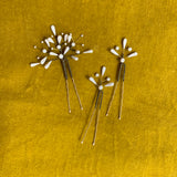 pics à cheveux de mariée en porcelaine