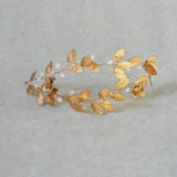 accessoire de cheveux dorée chignon bas mariage mariée