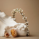 couronne de mariée en porcelaine mariage