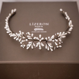 couronne de mariée en porcelaine