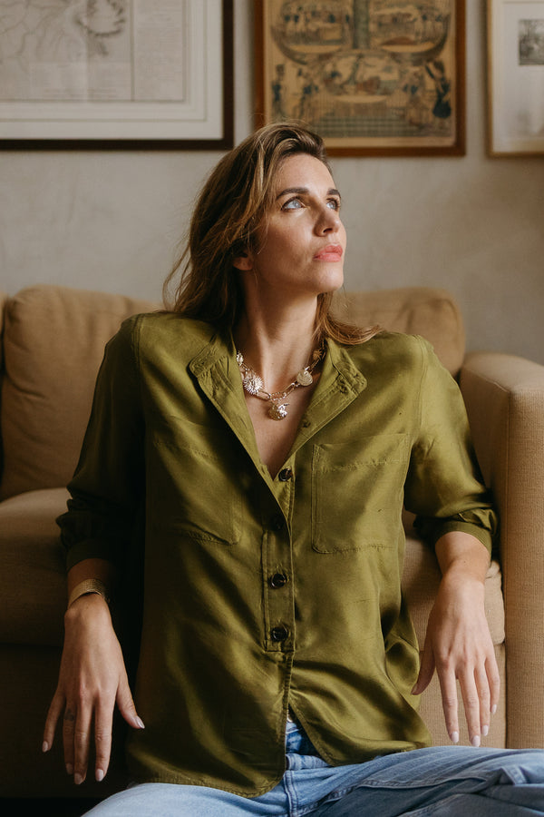 collier xxl, collier insecte, breloques, collier chaine,  bijoux créateur, lizeron