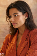 boucles d'oreilles feuillage jeanne lizeron