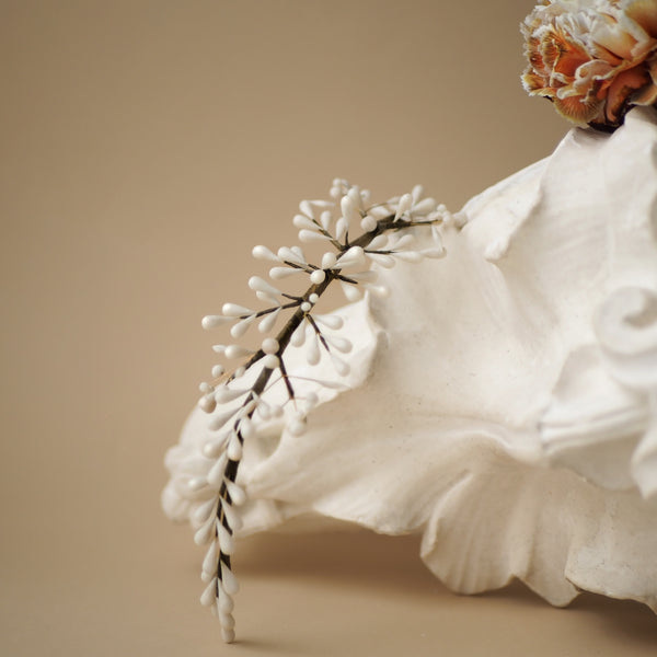 accessoire couronne de mariage mariée porcelaine