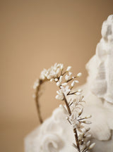 couronne de mariée de style ancien mariage en porcelaine